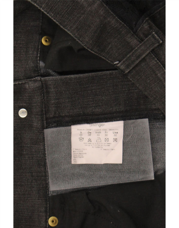 ROCCOBAROCCO Womens Straight Straight Jeans W30 L31  Black Cotton Vintage Roccobarocco and Second-Hand Roccobarocco from Messina Hembry 