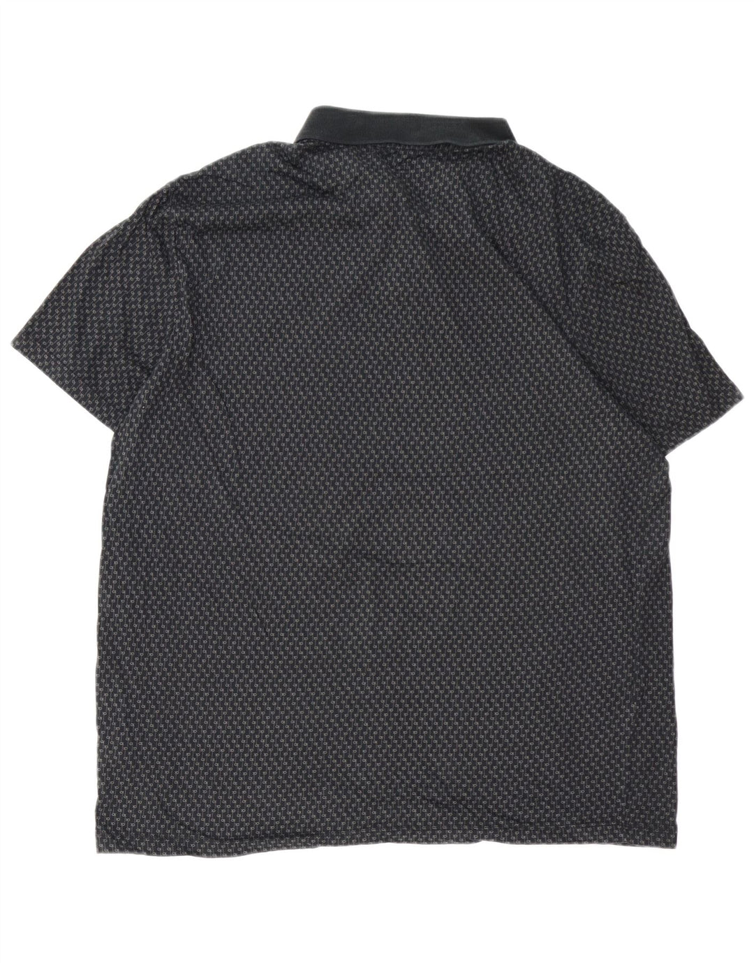CALVIN KLEIN Tricou Polo Grafic XL Bumbac Negru