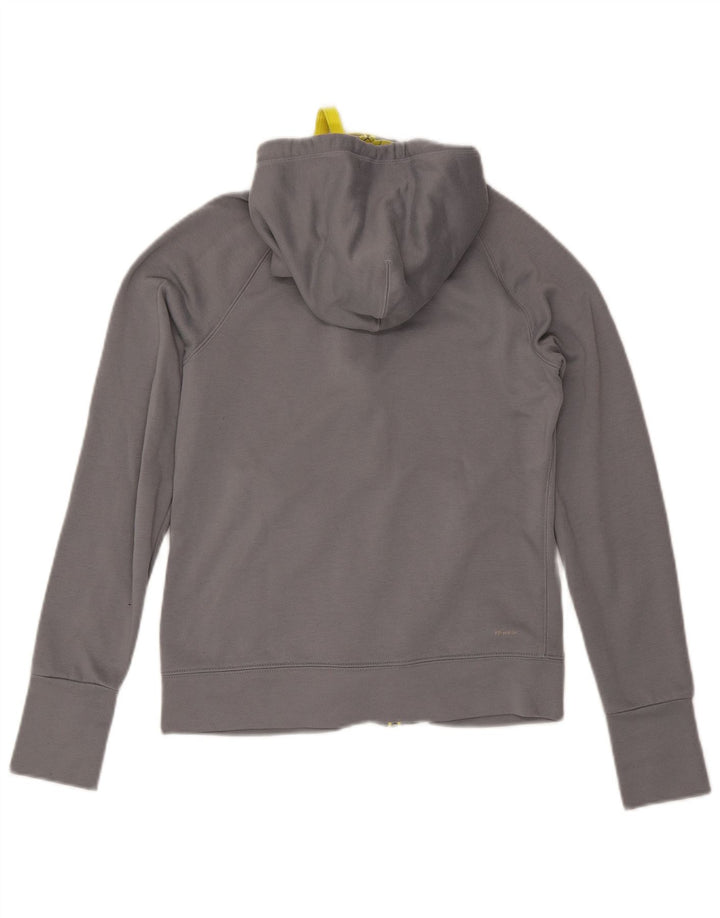 Pulover ADIDAS Climalite, cu fermoar, pentru femei, Marea Britanie 8/10, poliester, gri mic