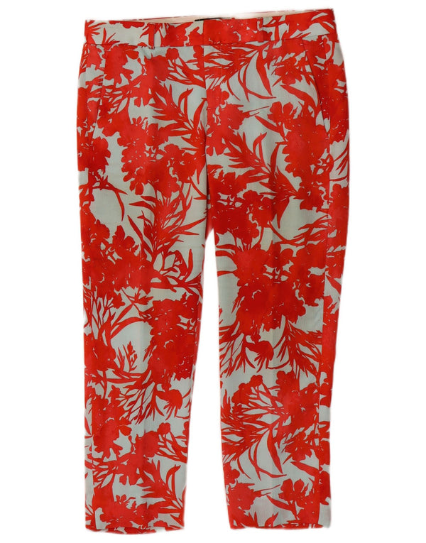 BANANA REPUBLIC Pantaloni tăiați mici pentru femei US 4 Small W32 L25 Red
