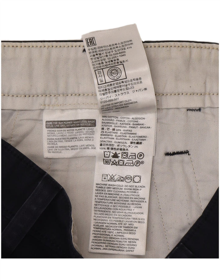 Pantaloni scurți chino standard pentru bărbați Levi's W31, bumbac, albastru bleumarin mediu