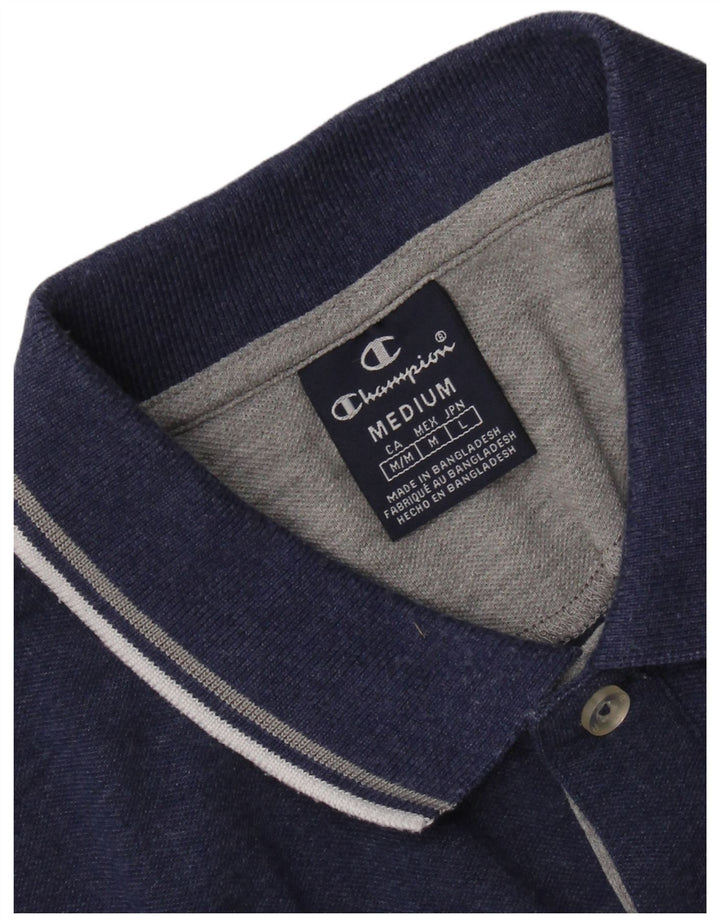 Tricou polo pentru bărbați CHAMPION, albastru bleumarin mediu
