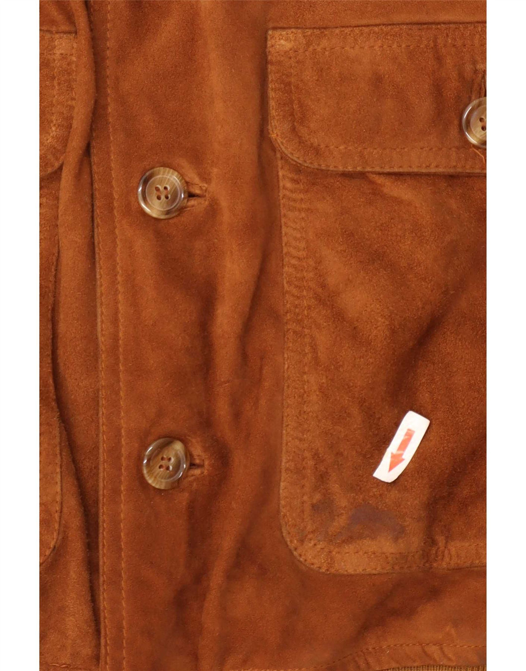 Bomber Vintage pentru bărbați din piele intoarsa IT 48 Bej mediu