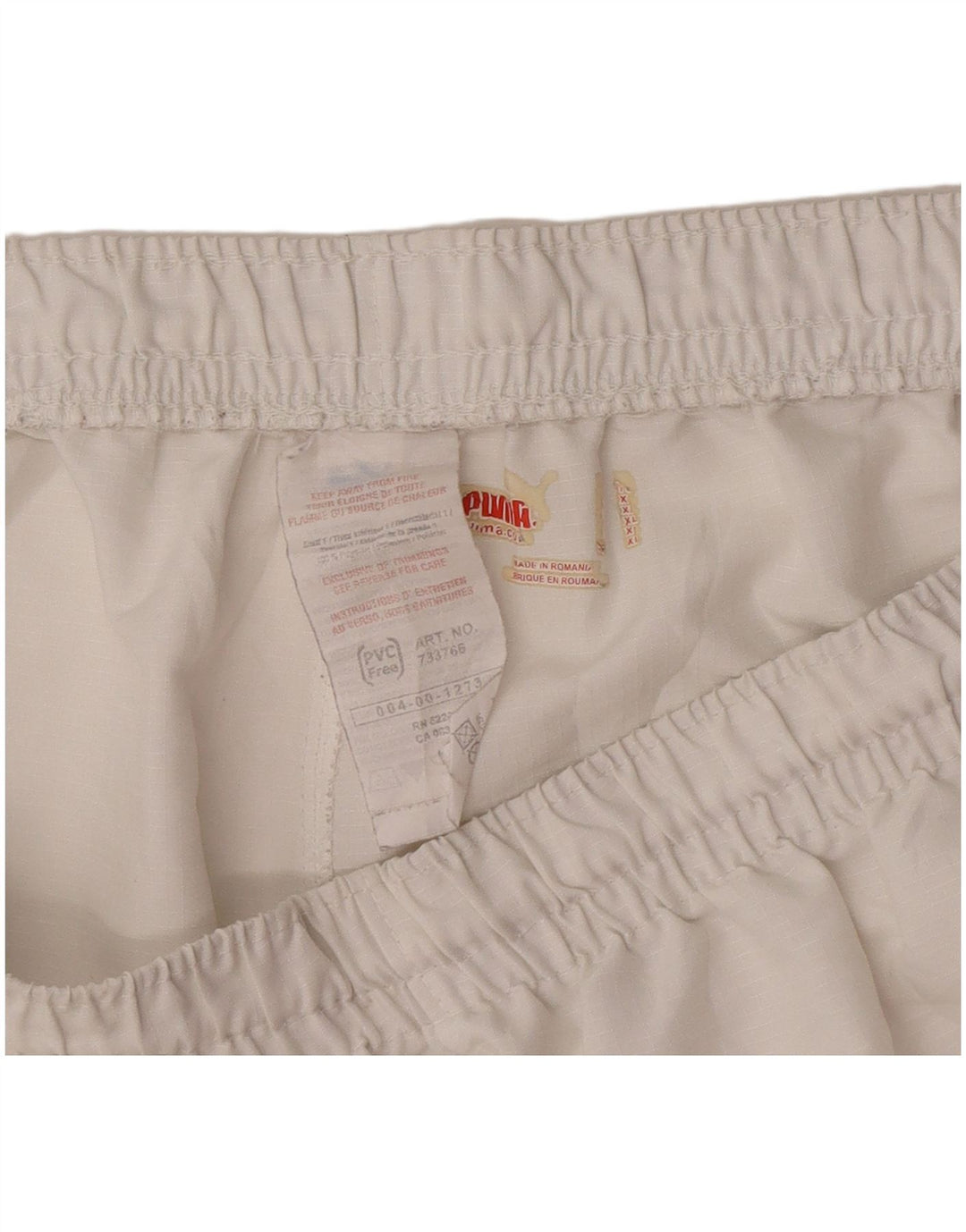 Pantaloni scurți sport grafic Puma pentru bărbați XL, alb, poliester color bloc