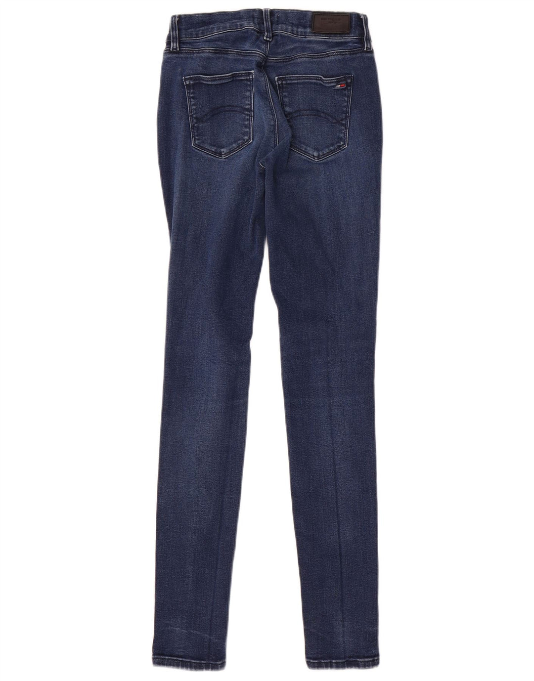 Blugi skinny TOMMY HILFIGER pentru femei cu talie medie W27 L30 bumbac albastru