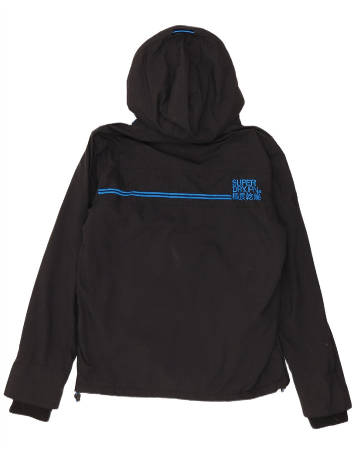 Jachetă Windbreaker cu glugă Superdry pentru bărbați UK 36 Small Black