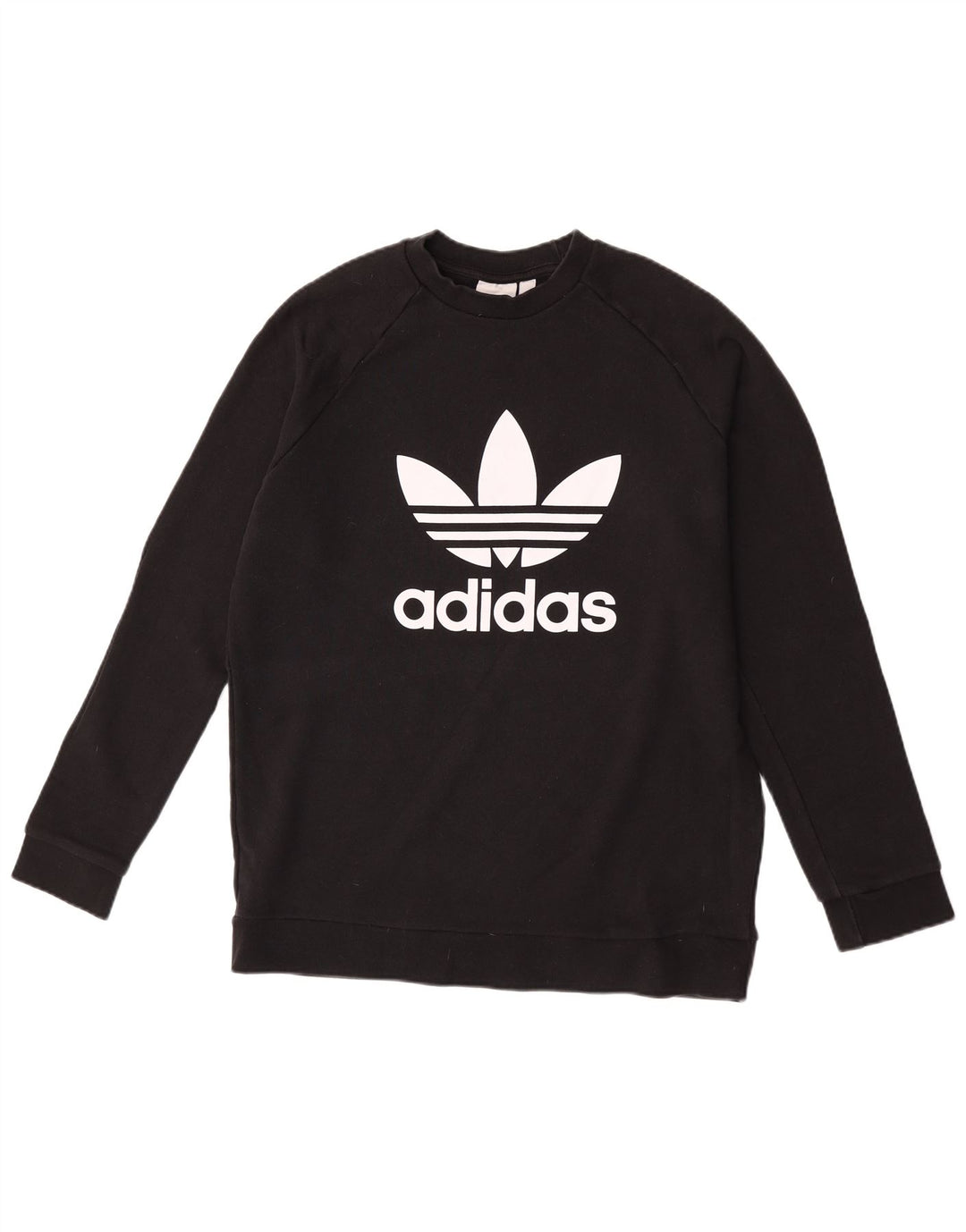 Hanorac grafic pentru bărbați Adidas Jumper mare, negru, bumbac