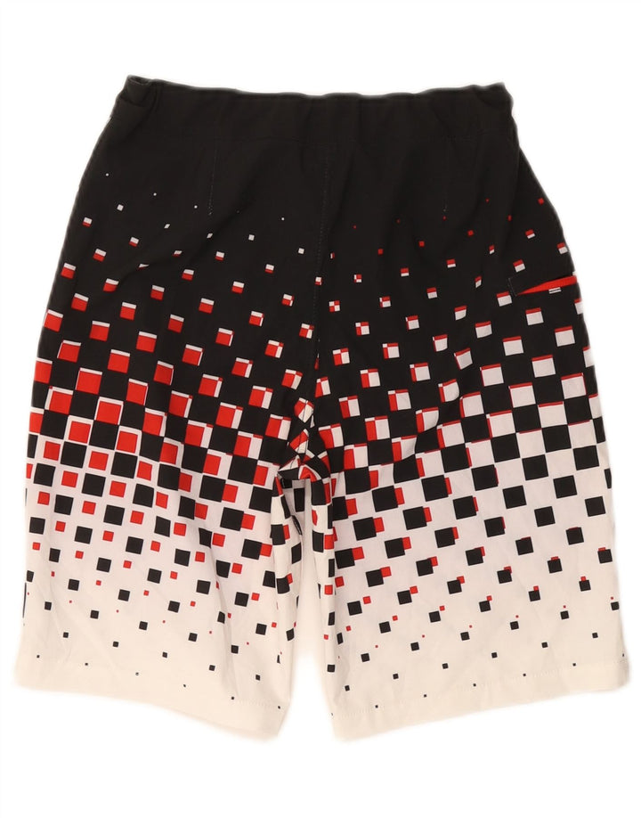 Pantaloni scurți de înot VANS băieți 15-16 ani poliester geometric negru