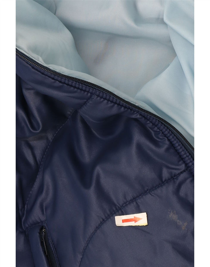 Jachetă căptușită vintage pentru bărbați IT 54 2XL Poliamidă bleumarin