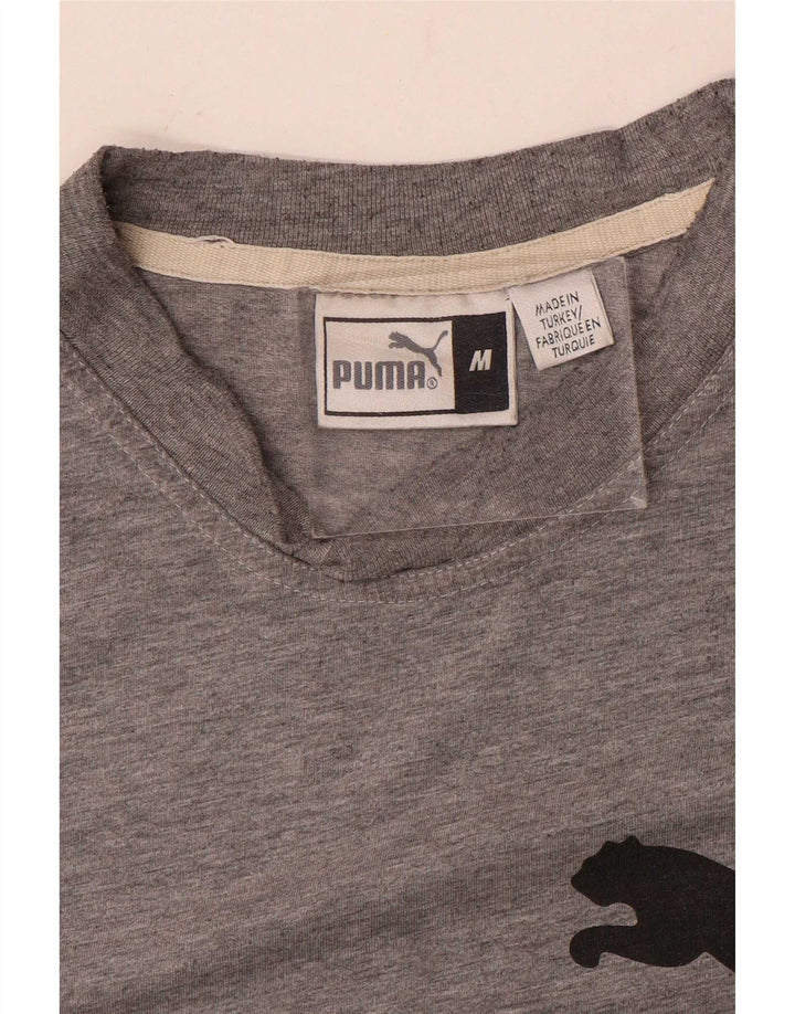 Tricou grafic Puma pentru bărbați Top Medium Gri Flecked