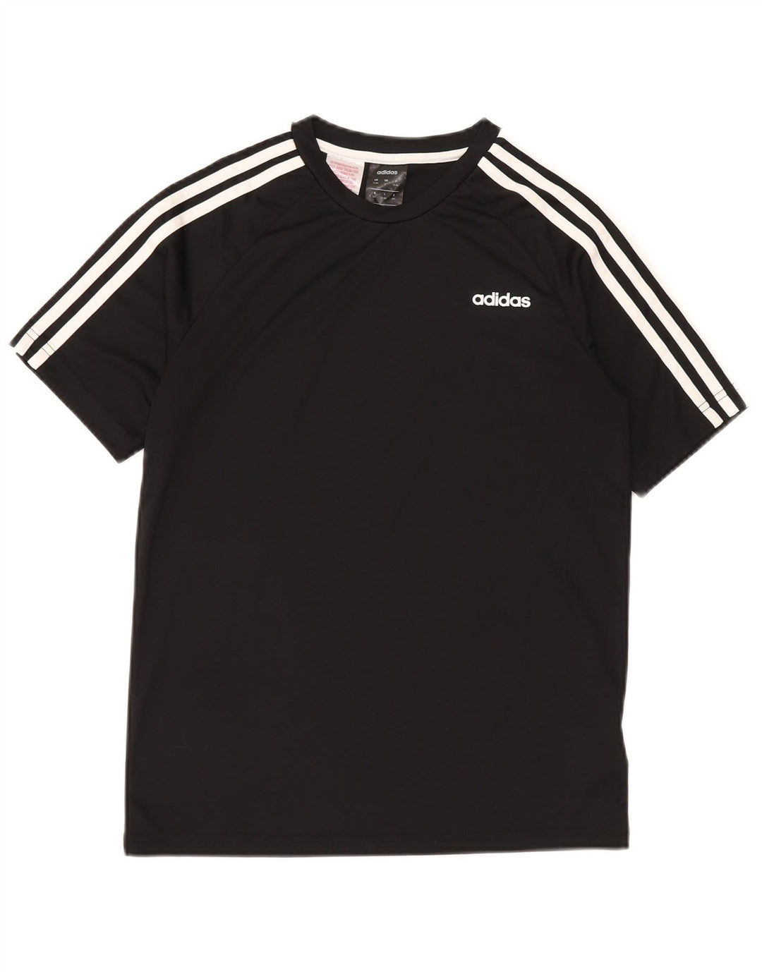 Tricou ADIDAS Climalite pentru baieti Top 13-14 ani poliester negru
