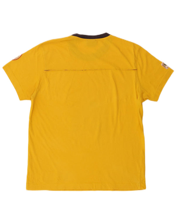 Tricou cu grafic muscular pentru femei Champion UK 16 Large Yellow