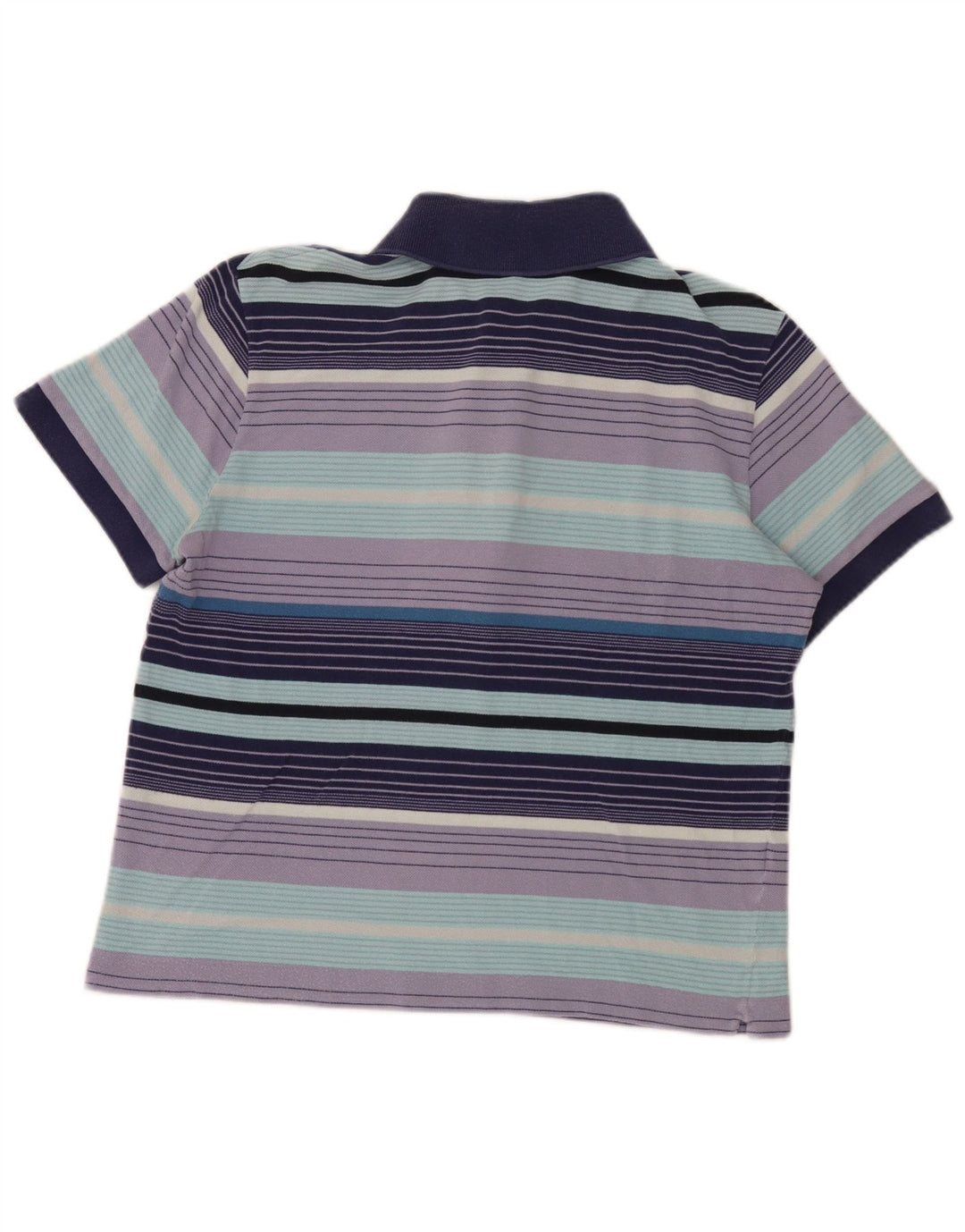 Tricou polo Lacoste pentru bărbați mărimea 5 mare, bumbac cu dungi multicolore