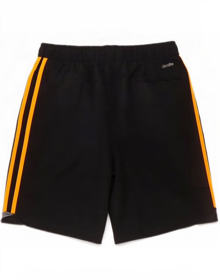 Pantaloni scurți sport adidas Climalite pentru bărbați, poliester negru mic