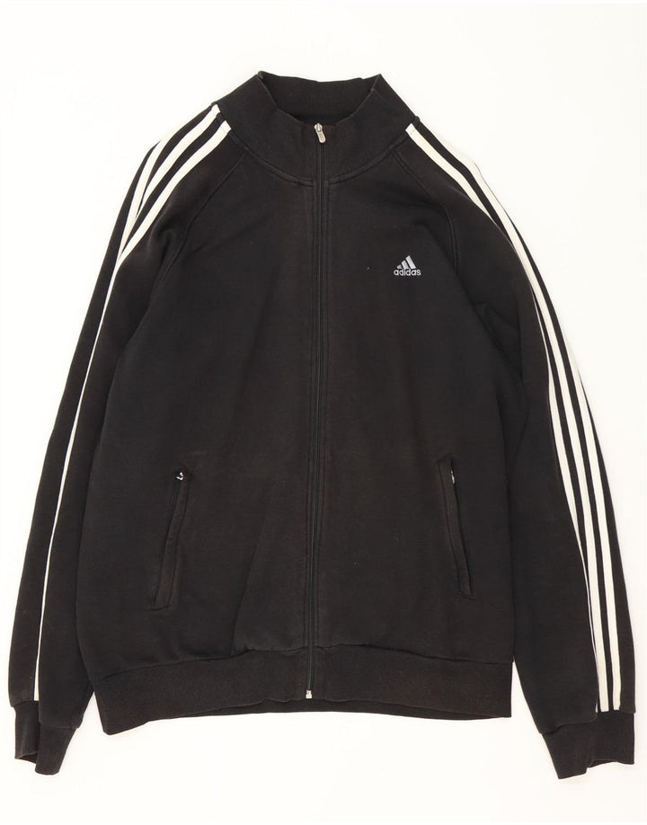 Jachetă de trening pentru bărbați Adidas XL, bumbac negru