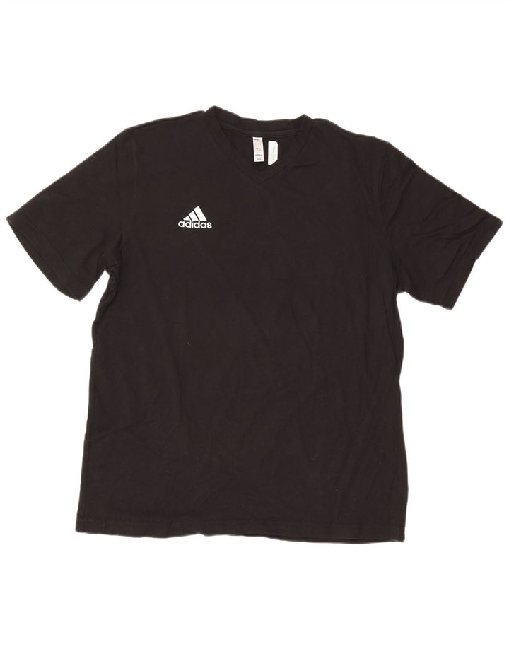 Tricou pentru bărbați Adidas Top mare, negru, bumbac