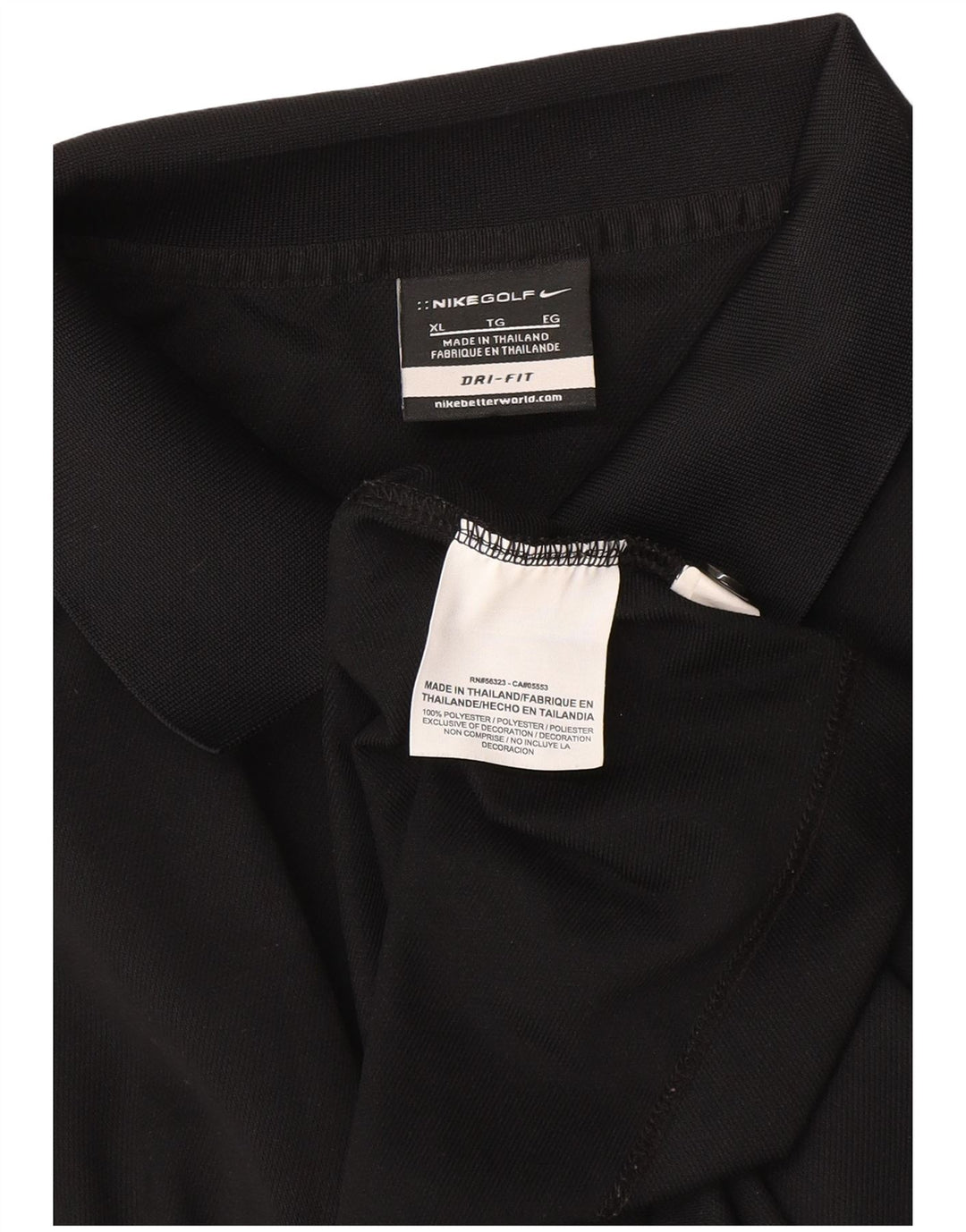 Tricou polo Nike Dri Fit pentru bărbați XL, poliester negru