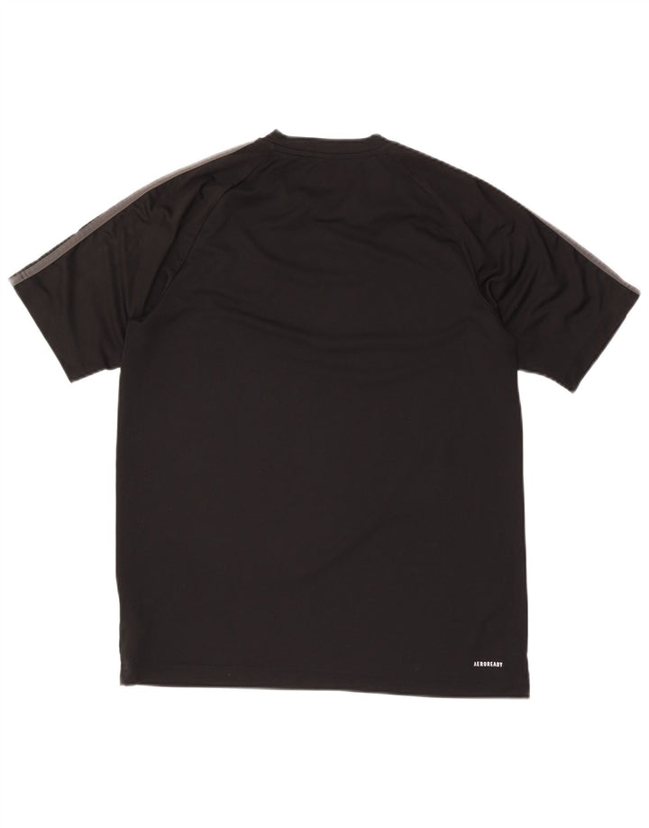 Tricou pentru bărbați Adidas Aeroready Top Mediu Poliester Negru