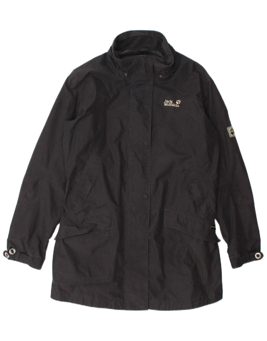 Jack Wolfskin Jack Wolfskin Windbreaker Jacket pentru femei UK 18/20 XL poliester negru