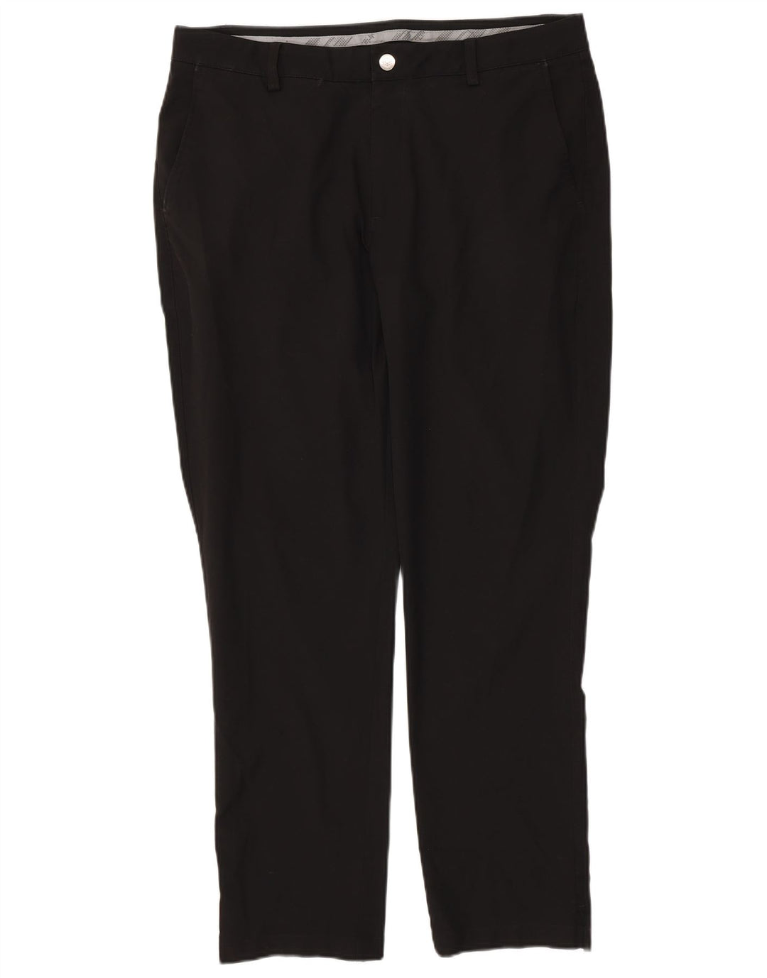 Pantaloni chino slim PUMA pentru bărbați W36 L32 poliester negru