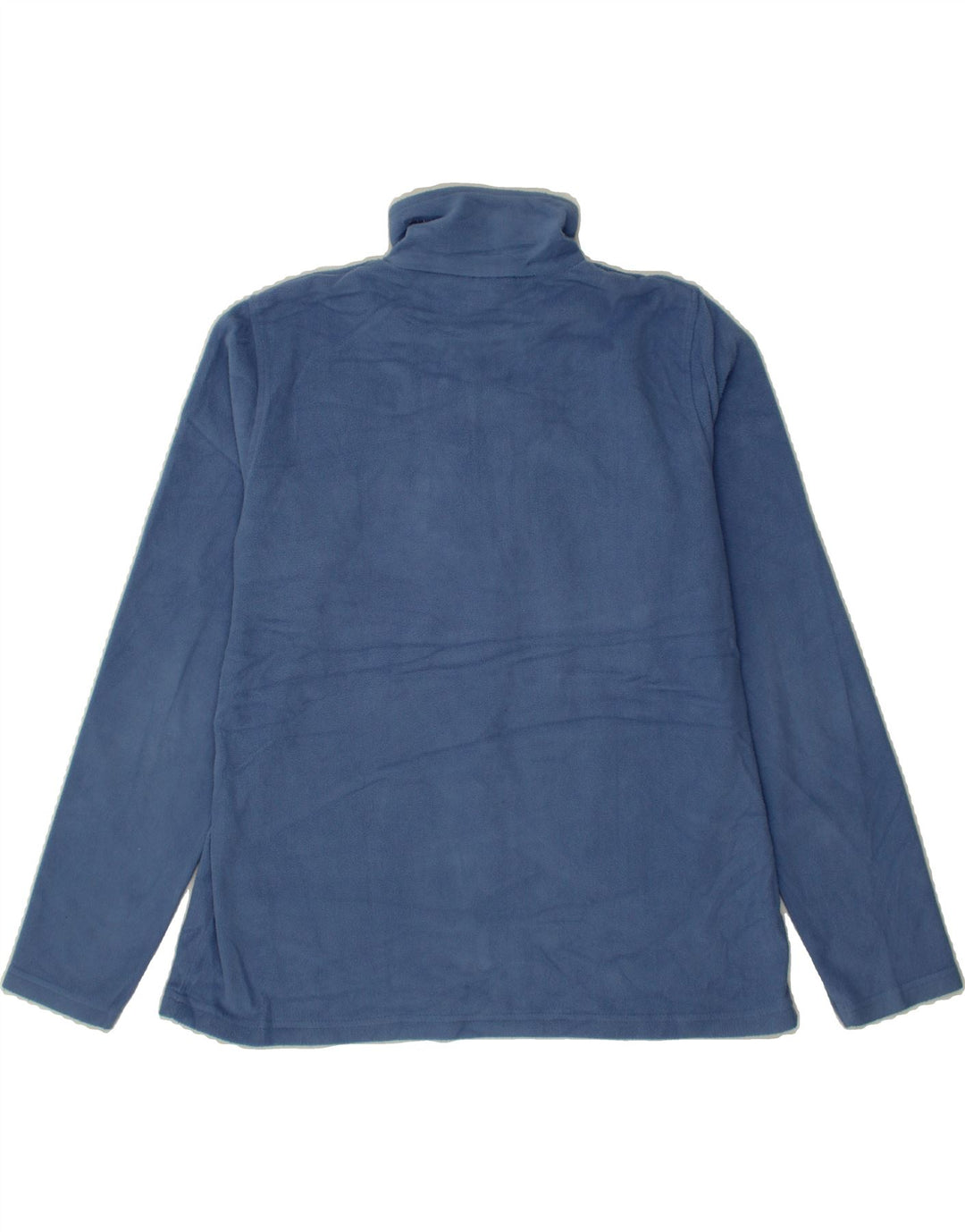 MOUNTAIN WAREHOUSE Womens Zip Neck Fleece Jumper UK 12 Medium Blue Vintage Mountain Warehouse and Second-Hand Mountain Warehouse from Messina Hembry 