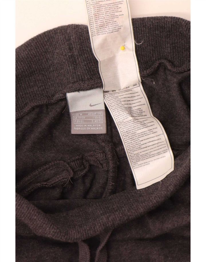 Pantaloni de trening Nike pentru femei, bumbac gri mediu