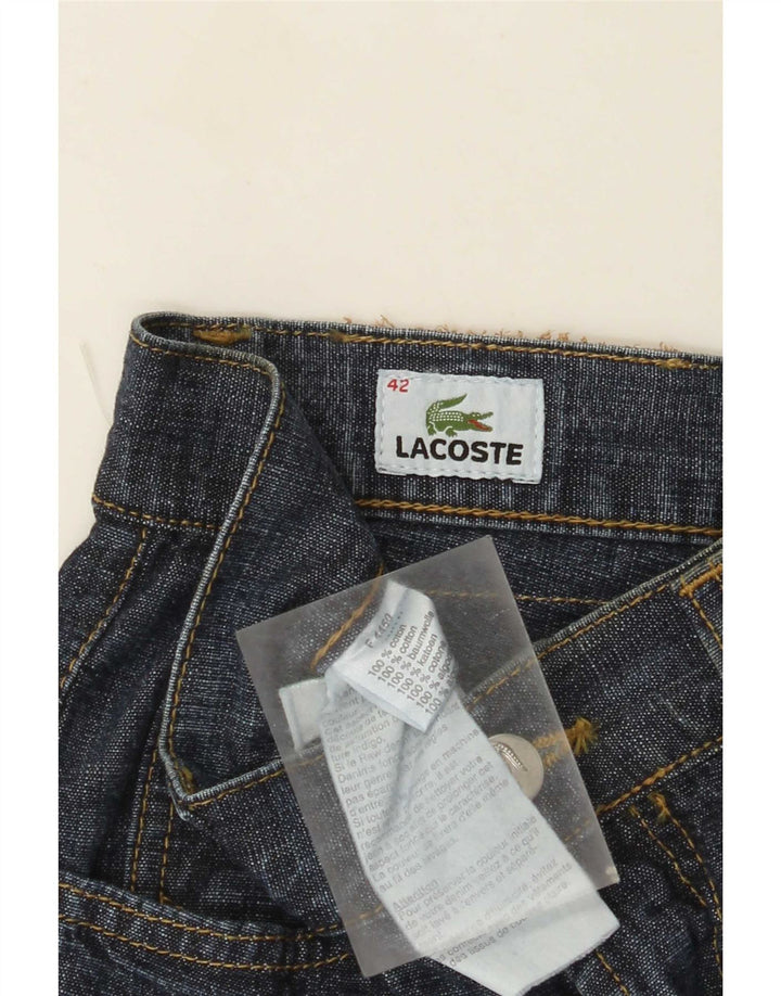 Blugi Lacoste Bărbați Drepți Mărimea 42 Medium W32 L28 Bumbac bleumarin