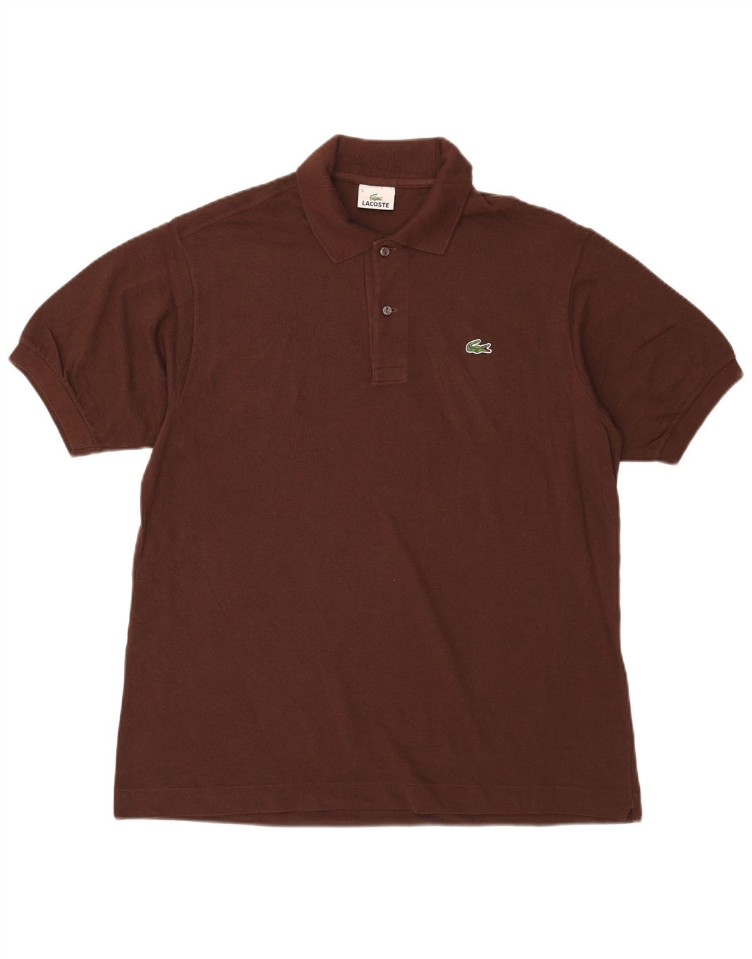 Tricou polo Lacoste pentru bărbați mărimea 5 mare, bumbac maro