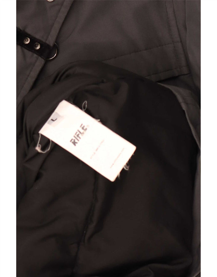 Jachetă parka pentru bărbați Rifle UK 40, mare, gri bumbac