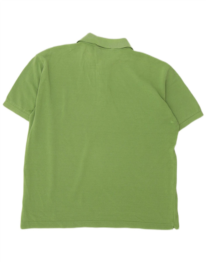 Cămașă polo pentru bărbați Kappa, bumbac verde mare