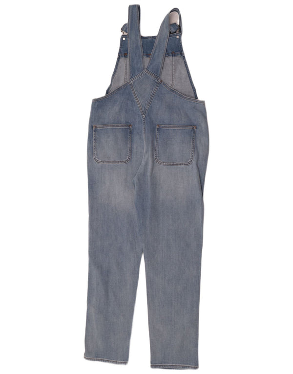 Fat Face Femei Lewes Salopete Blugi slim UK 12 Medium L34 L30 Albastru Bumbac