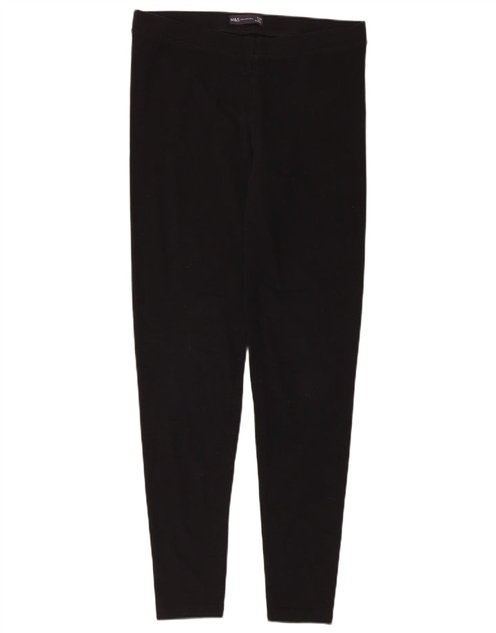Leggings pentru femei Marks & Spencer UK 12, bumbac mediu negru