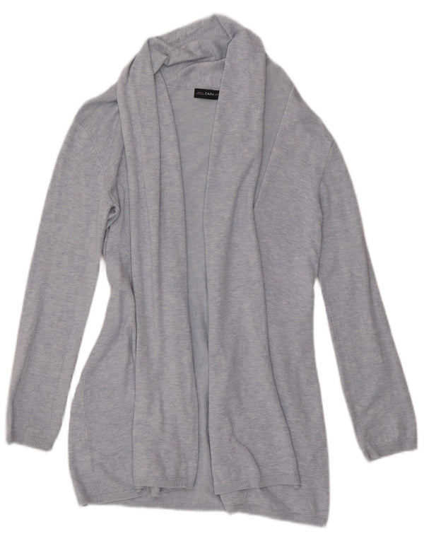 Pulover cardigan pentru femei Zara UK 10 Small Blue