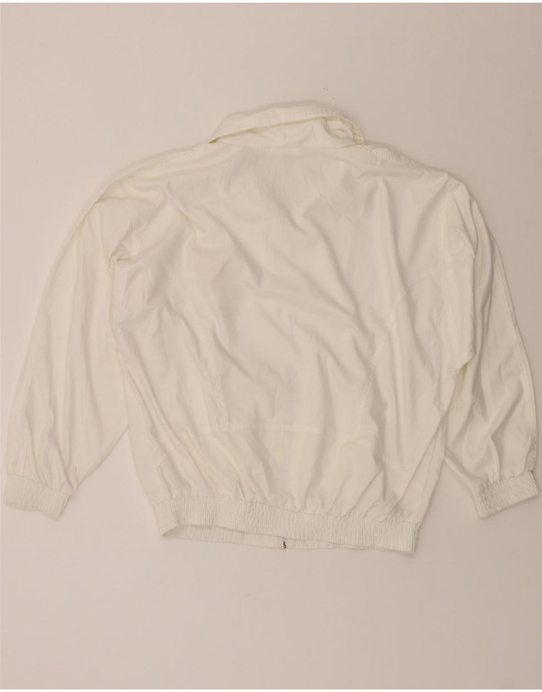 LOTTO Womens Oversized Tracksuit Top Jacket UK 10 Small White Polyester Vintage Lotto and Second-Hand Lotto from Messina Hembry 