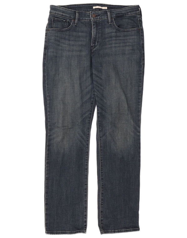 Blugi drepti modelați 314 pentru femei Levi's US 16 2XL W33 L31 Bumbac albastru