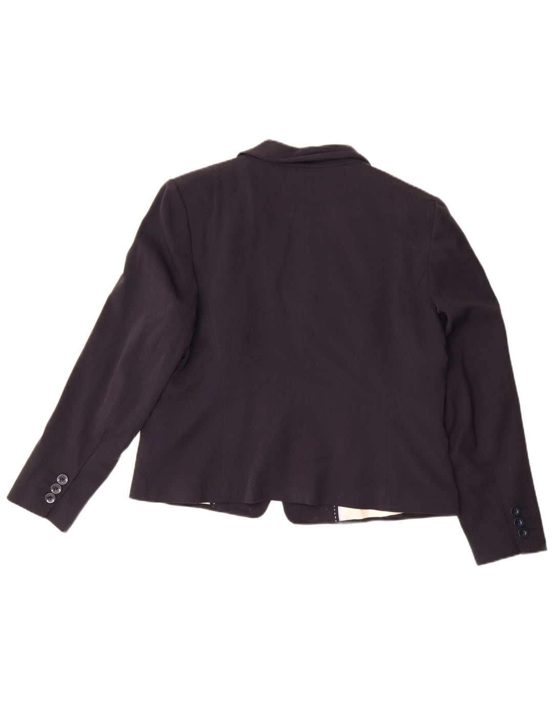 Jachetă pentru femei Marks & Spencer cu 1 nasture, UK 18 XL, poliester bleumarin