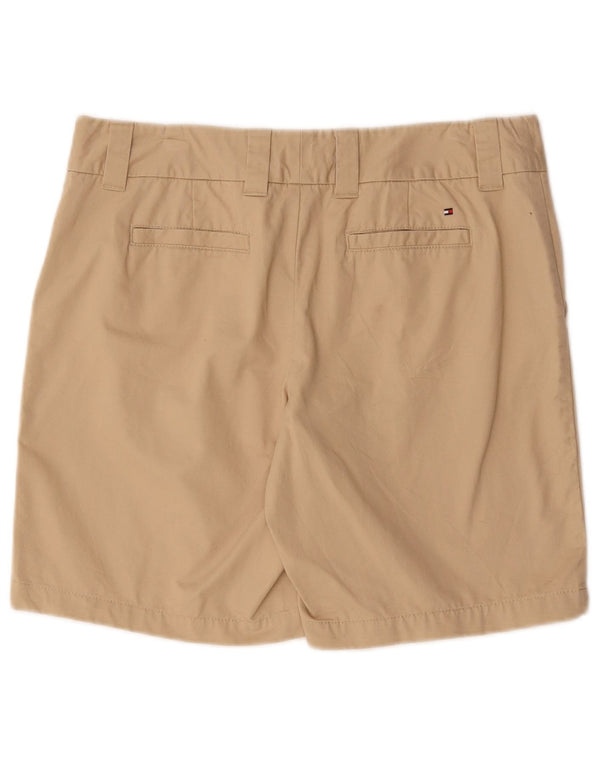 Pantaloni scurti chino Tommy Hilfiger pentru femei US 10 Large W34 Beige Bumbac