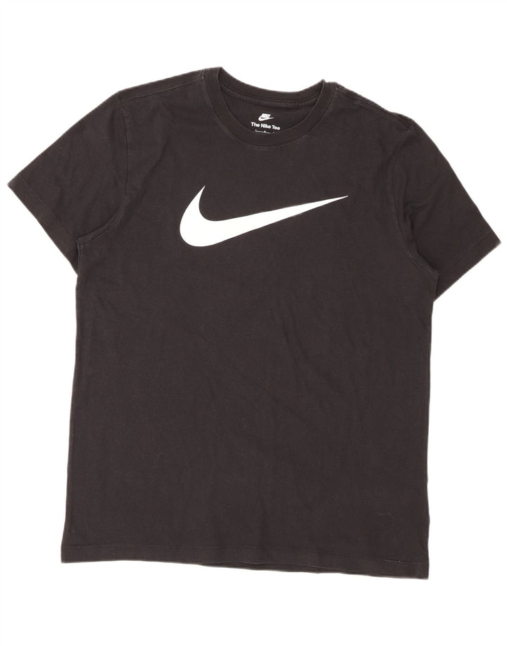 Tricou grafic Nike pentru bărbați Top mare din bumbac negru