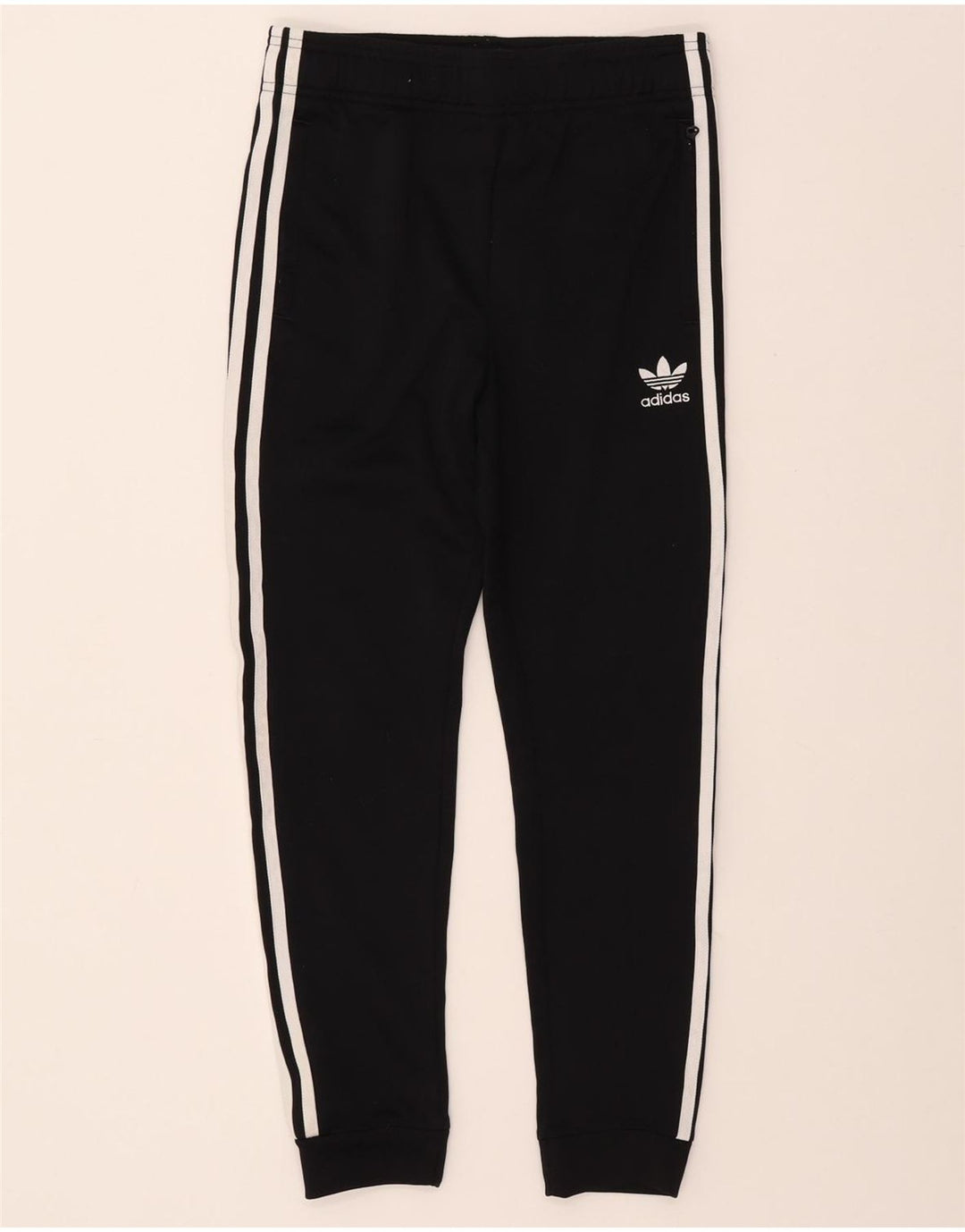 ADIDAS Băieți Pantaloni Trening Pantaloni Joggeri 11-12 Ani Poliester Negru