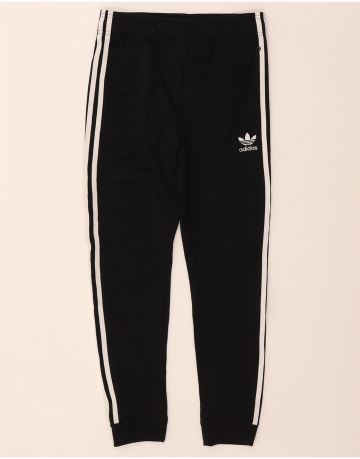 ADIDAS Băieți Pantaloni Trening Pantaloni Joggeri 11-12 Ani Poliester Negru
