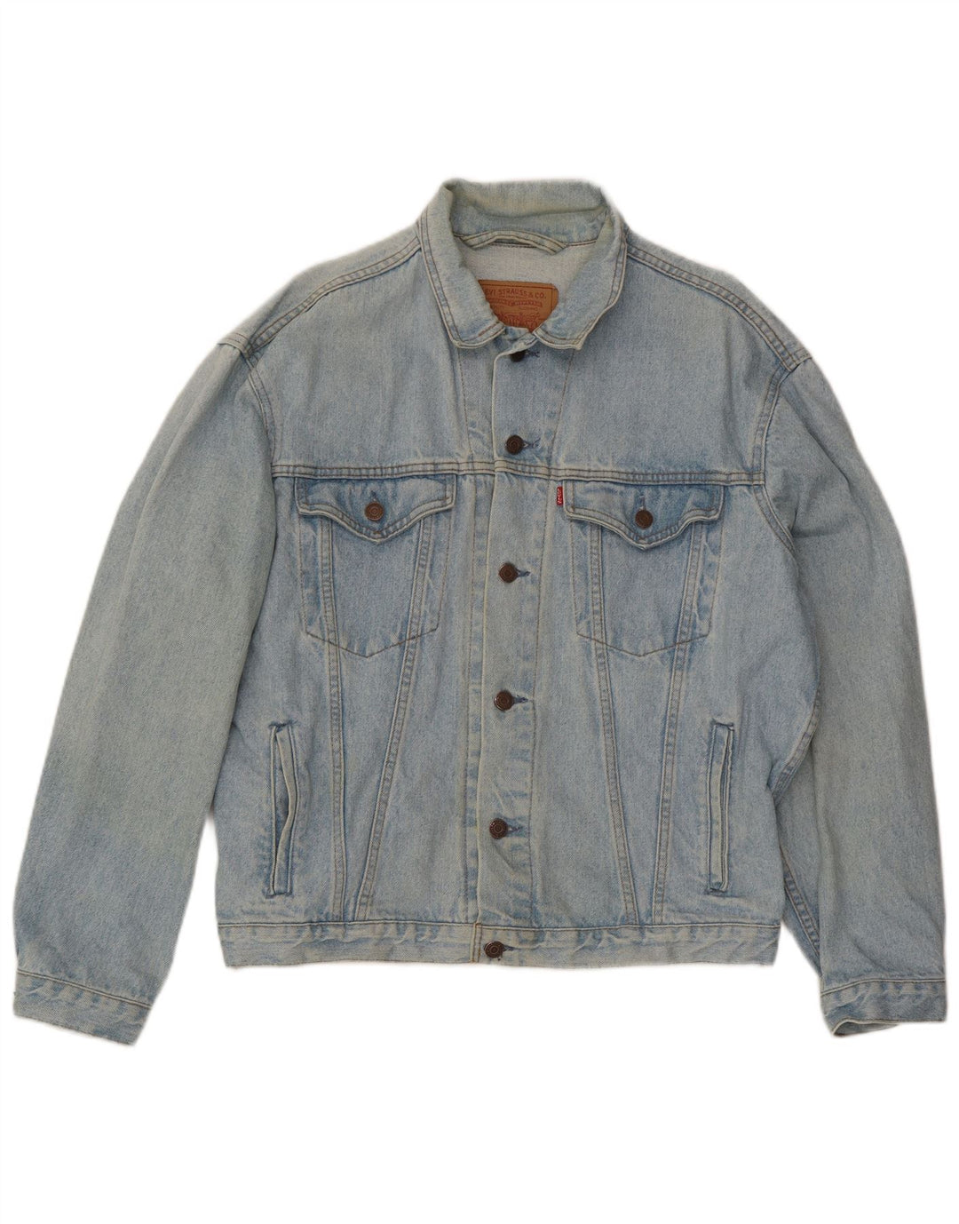 Jachetă de blugi pentru bărbați Levi's UK 38 Medium Blue
