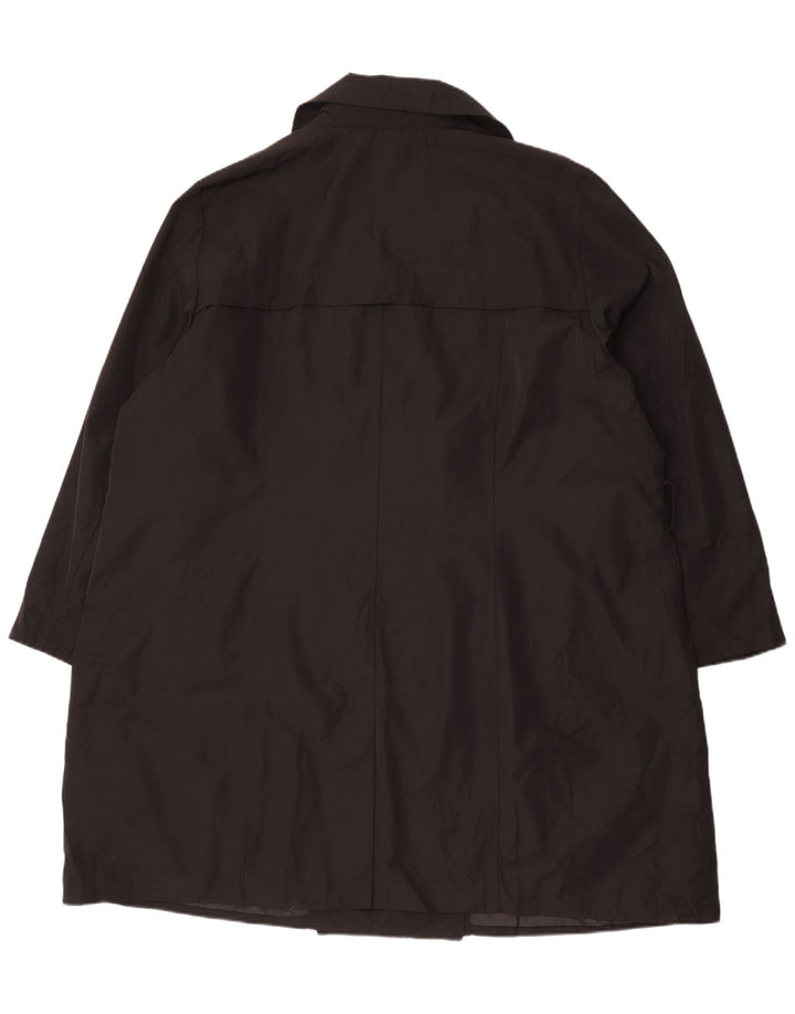 Trench cu autograf pentru femei Marks & Spencer UK 24 4XL Poliester negru