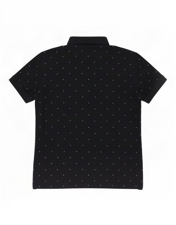 Cămașă polo Massimo Dutti pentru bărbați, mare, bleumarin cu pete