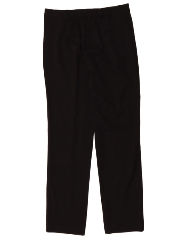 Pantaloni casual drepti pentru femei Marks & Spencer UK 12 Medium W32 L32 Negru