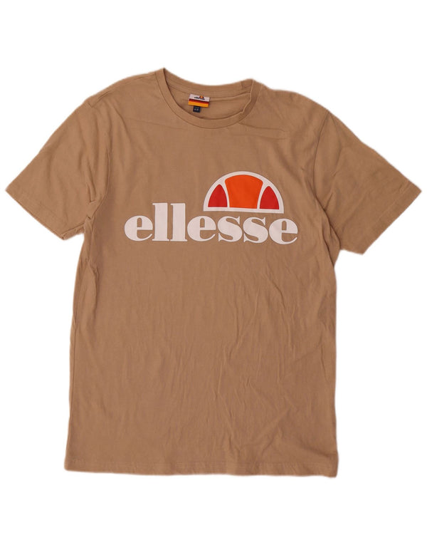 Tricou grafic pentru bărbați Ellesse Top Medium Bej Bumbac