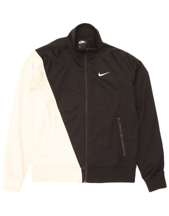 Jachetă de top pentru trening grafic NIKE pentru bărbați, negru, poliester color bloc