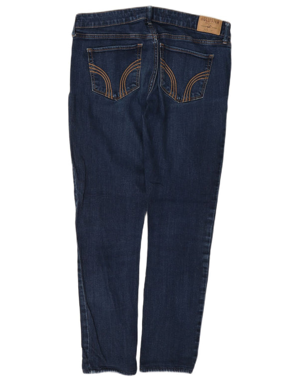 Blugi Hollister pentru femei Slim US 11 Large W30 L28 Blue Bumbac