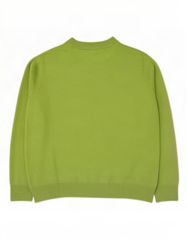 Pulover pentru femei Marks & Spencer cu decolteu triplu UK 14 verde mediu