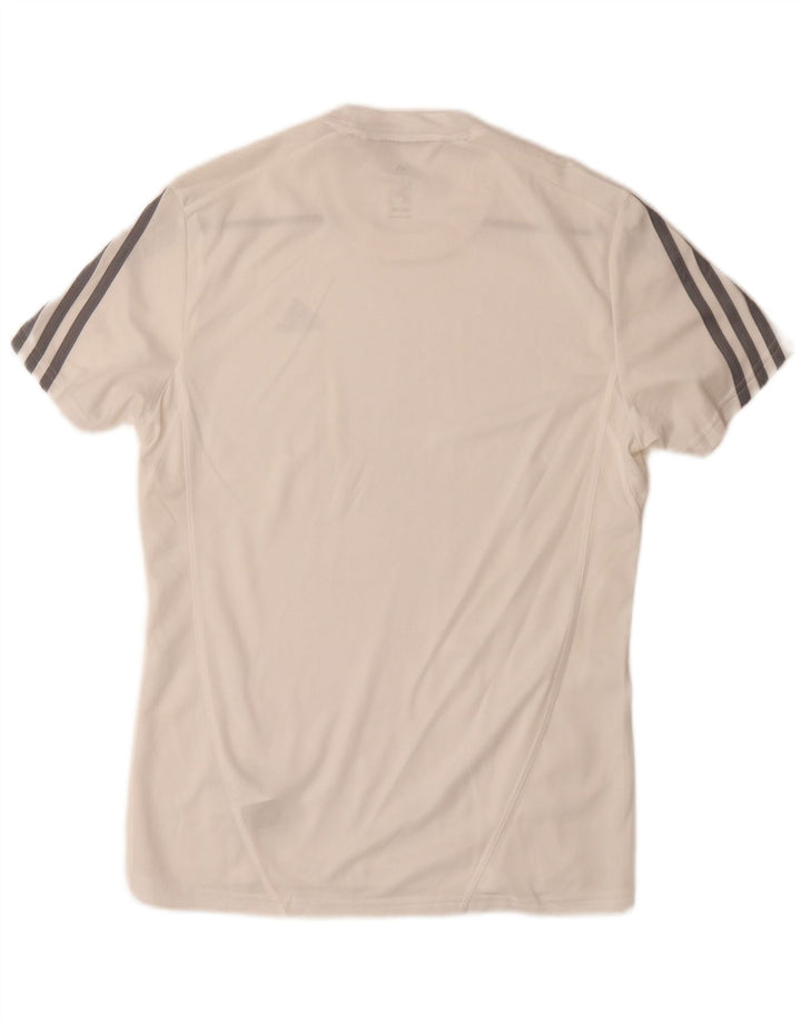 Tricou Adidas Climalite pentru bărbați Top XS Poliester alb
