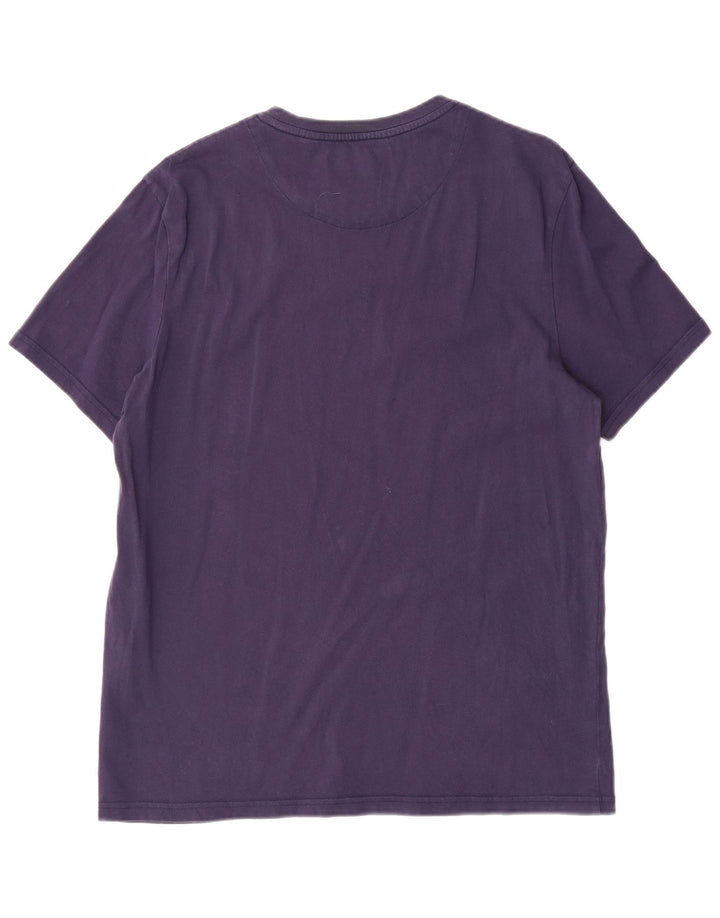 LYLE & SCOTT Tricou pentru bărbați Top mare din bumbac bleumarin